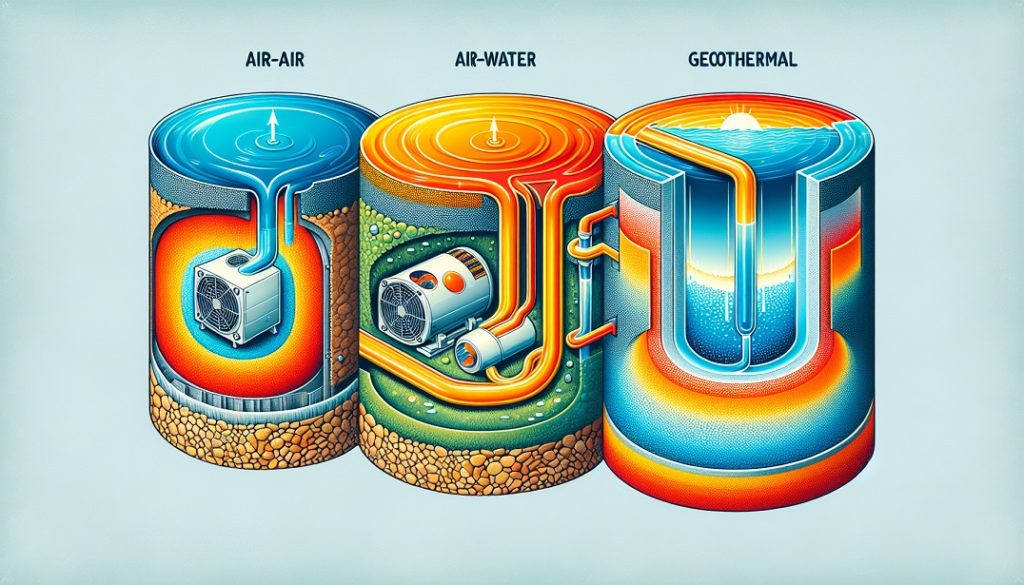 Comparaison des types de pompes à chaleur